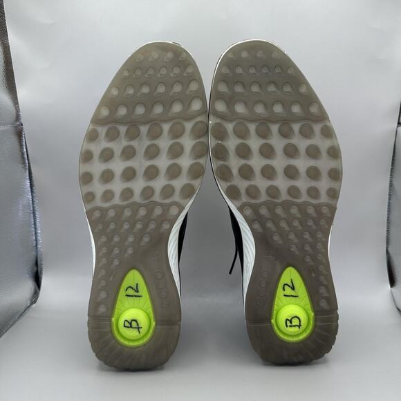 Ecco ST.1 Hybrid Wingtip Shoes Mens Size 12-12.5 Black Brogue Phorene EU 46 - Picture 8 of 10